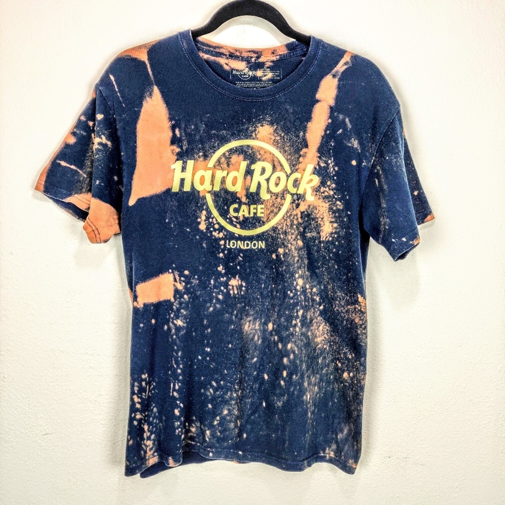 Hard Rock LONDON Bleached Distressed Logo Tee
